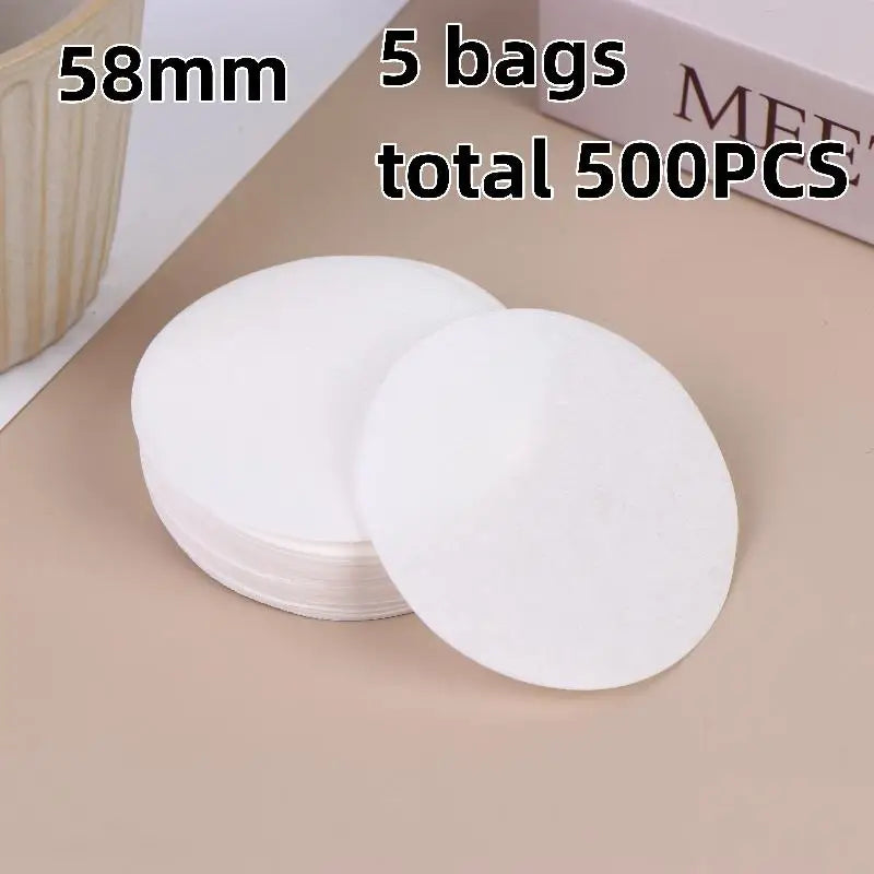 Unbleached Espresso Paper Puck Filters 51–58mm | 100/500 Pack Espresso Paper Filter Axl 58mm 500pcs