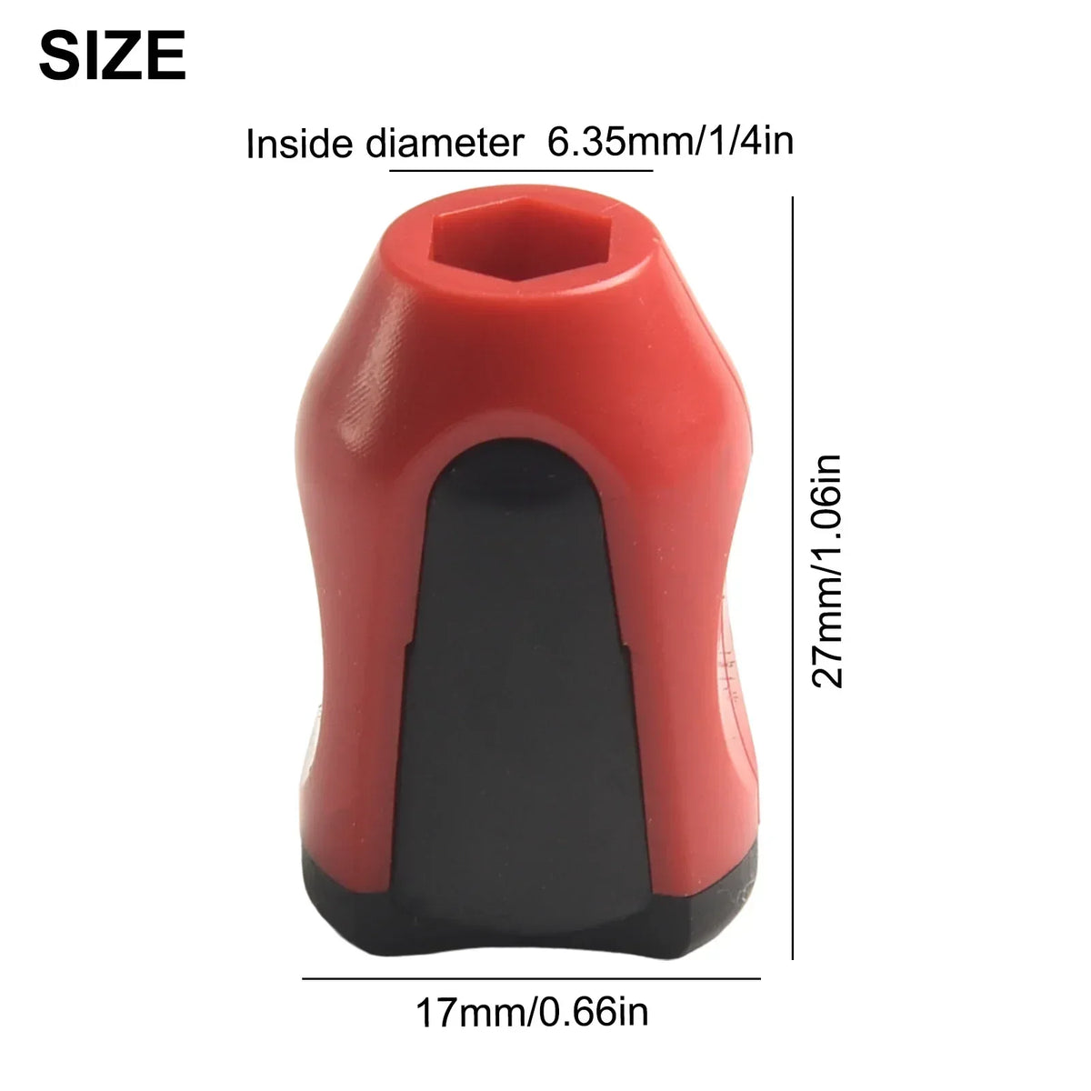 Screwdriver Bit Magnetizer & Demagnetizer Magnetic Ring 1-2 Pc Screwdriver Bit Accessory Axl 1pc red China Mainland