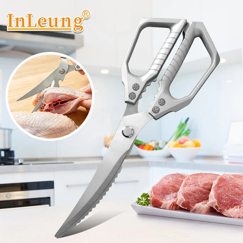 Multifunctional Kitchen Scissors – BBQ Shears for Meat & Fish Kitchen Shears Axl