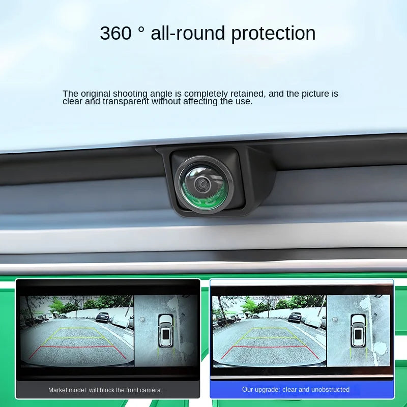 2-Pack Car Bumper Camera Lens Guard – Anti-Scratch PC Cover Camera Lens Guard Axl