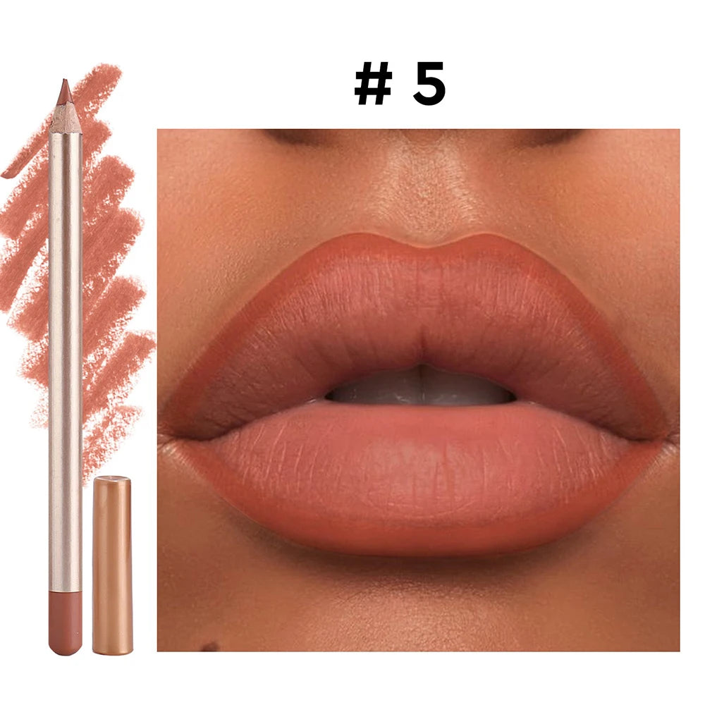 Vegan Waterproof Matte Lip Liner – Long-Lasting Lipliner Matte Lip Liner Axl