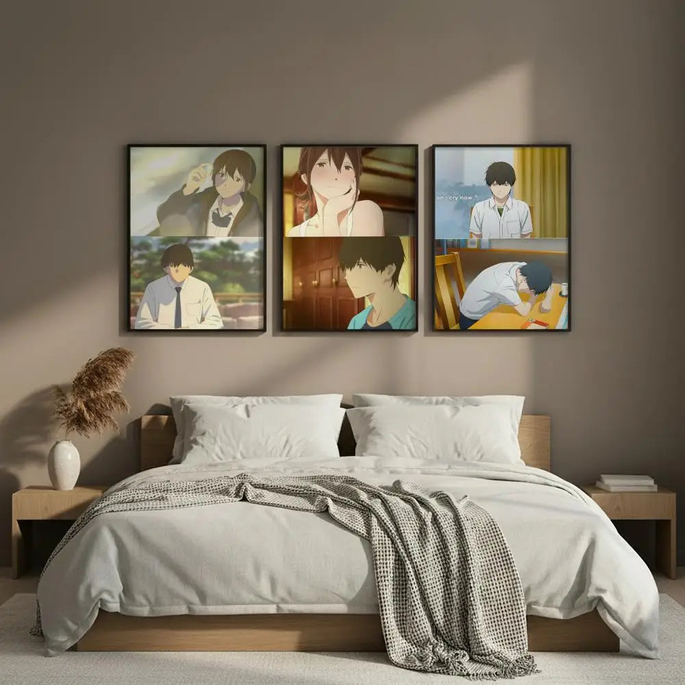 I Want to Eat Your Pancreas Anime HD Poster | Wall Sticker Anime Art Poster Axl