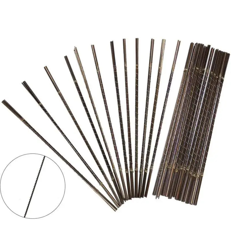 Jeweler's Saw Blades Set 12/144 Pcs – Carbon Steel Cutting Jeweler's Saw Blades Axl