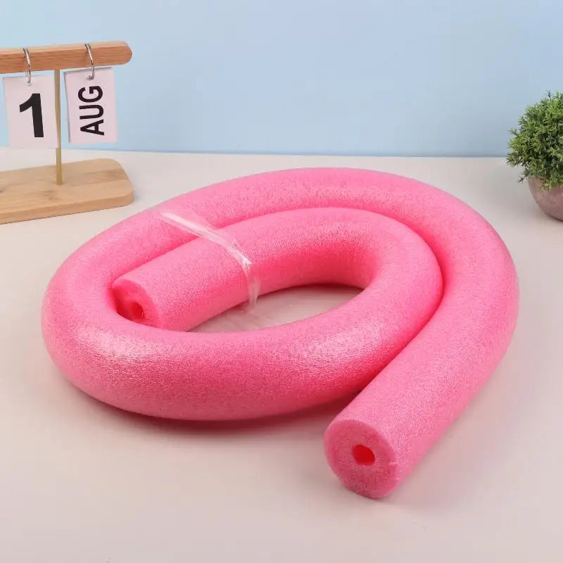 Kids & Adult Pool Float Noodle – EPE Foam Buoyancy Swim Stick Pool Float Noodle Axl Pink