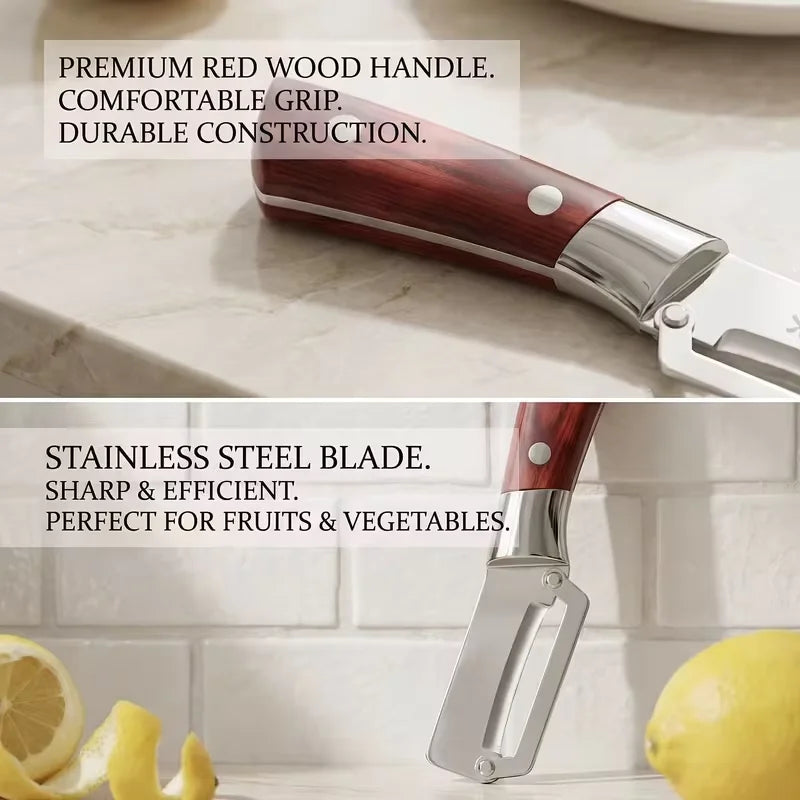 Stainless Steel Vegetable Peeler Set – Anti-Slip, 1/3/5 Piece Vegetable Peeler Set Axl