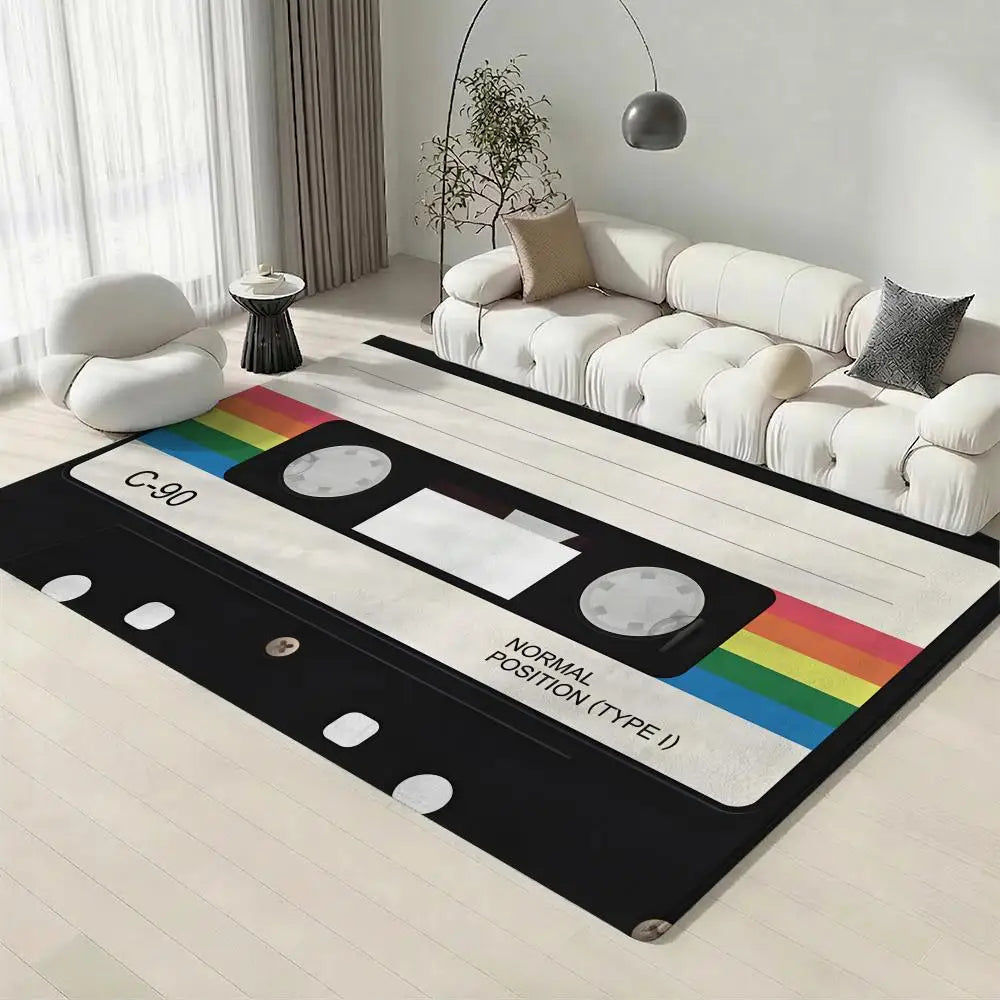 Retro Flannel Floor Mat – Non-Slip Soft Indoor Area Rug Indoor Area Rug Axl