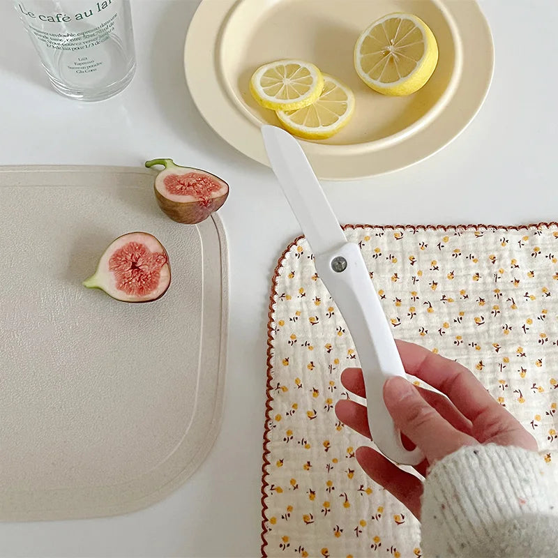 Folding Ceramic Fruit Peeler – Portable Mini Apple & Melon Knife Ceramic Fruit Peeler Axl