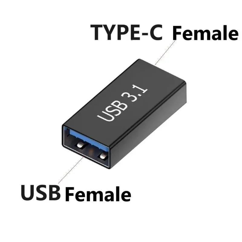 USB-C to USB-A OTG Adapter 2-Pack | MacBook & Android USB-C OTG Adapter Axl