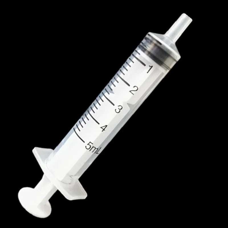 10-Pack 5ml Disposable Plastic Syringes – No Needle Lab Tool Lab Measuring Syringe Axl