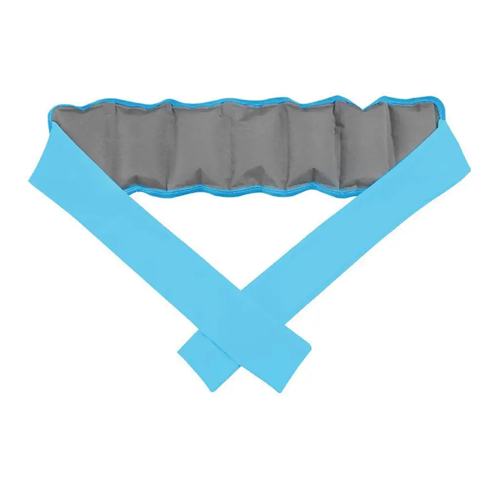 Reusable Cooling Neck Ice Scarf – Adjustable Summer Wrap Cooling Neck Wrap Axl Blue