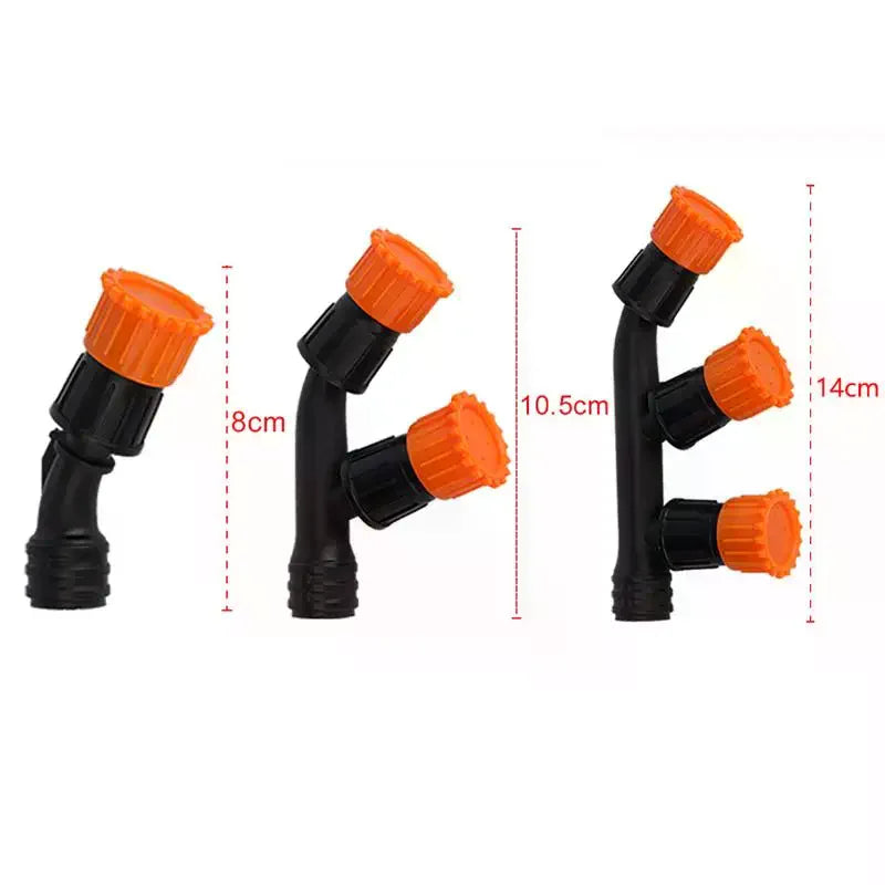 Adjustable Atomizing Misting Nozzle 1/2/3 Head – Garden Sprayer Garden Misting Nozzle Axl