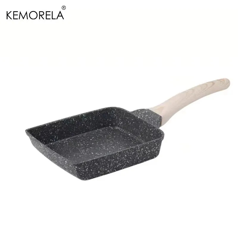 KEMORELA Tamagoyaki Pan – Non-Stick Japanese Egg Pan Tamagoyaki Egg Pan Axl Black