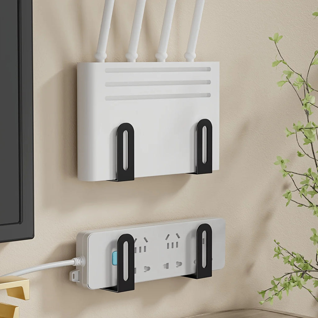 Wall Storage Rack for TV Box, Router & Kitchen Organizer Set Wall Storage Rack Axl