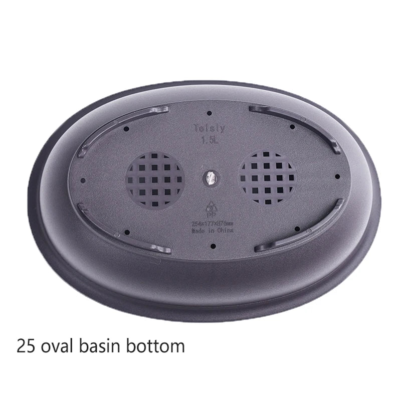 Plastic Imitation Clay Bonsai Planter Pot & Tray | Square & Rect Bonsai Planter Pot Axl