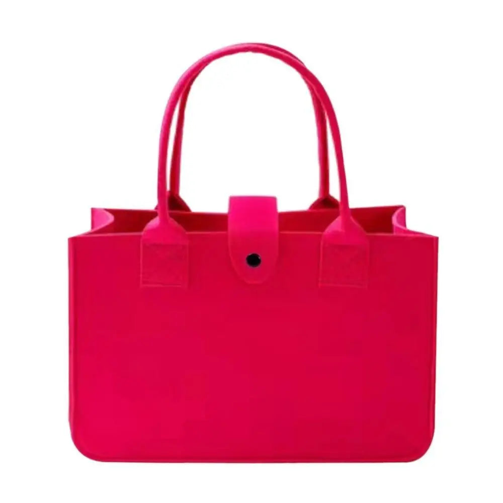 Women's Felt Crossbody Shoulder Bag – Large Capacity Handbag Felt Crossbody Bag Axl rose red