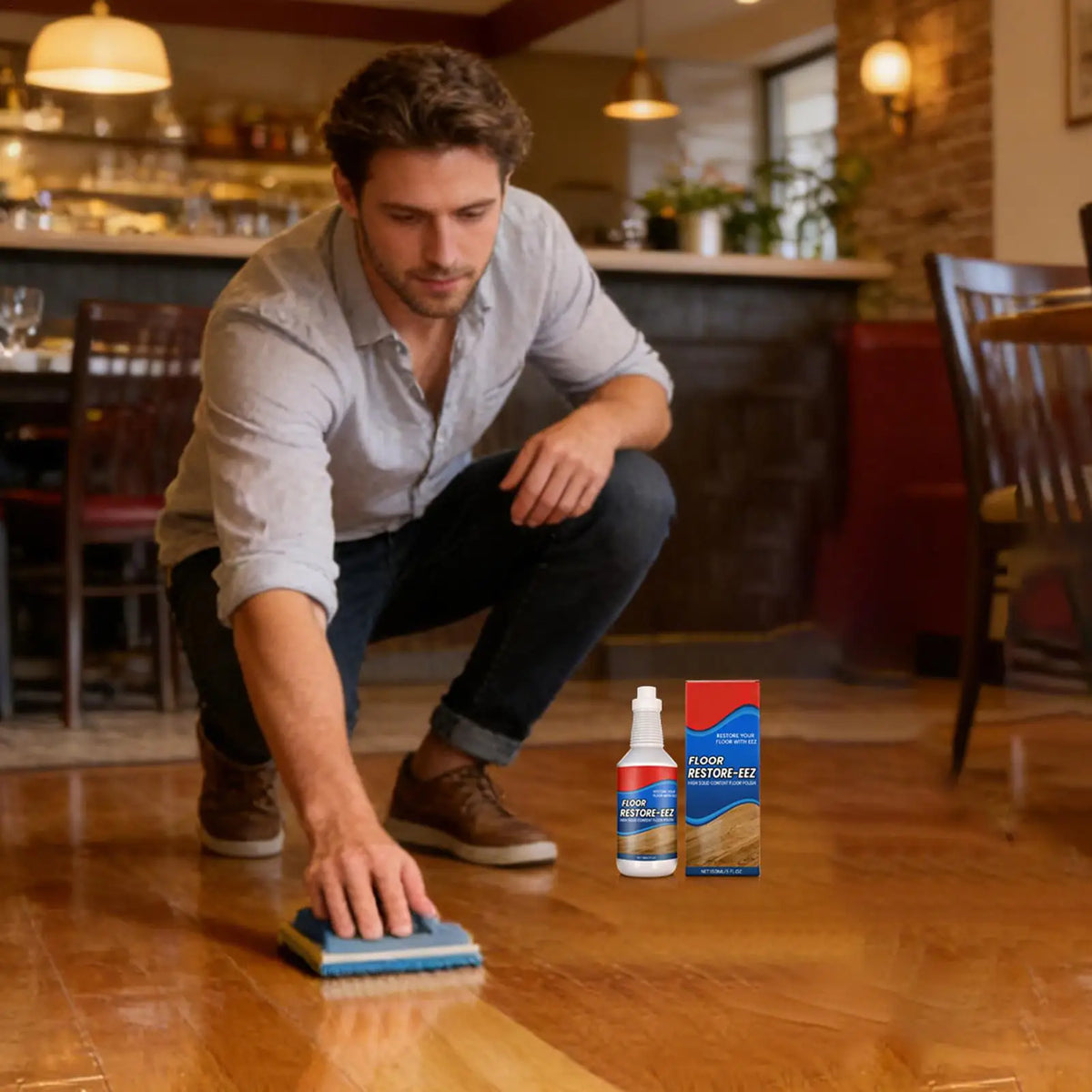 150ml Wood Floor Polish & Renewal Solution – Shine & Protect Floor Polish Solution Axl