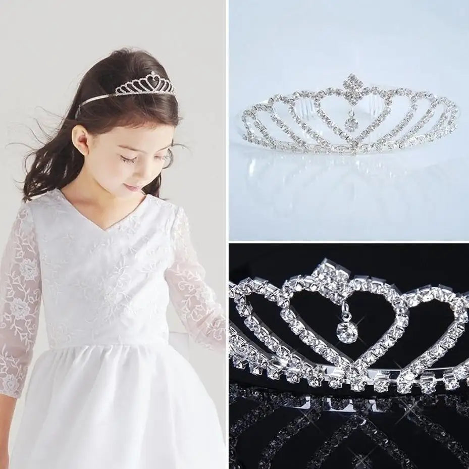 Crystal Bridal Crown Headband – Wedding & Birthday Hair Accessory Crown Headband Axl
