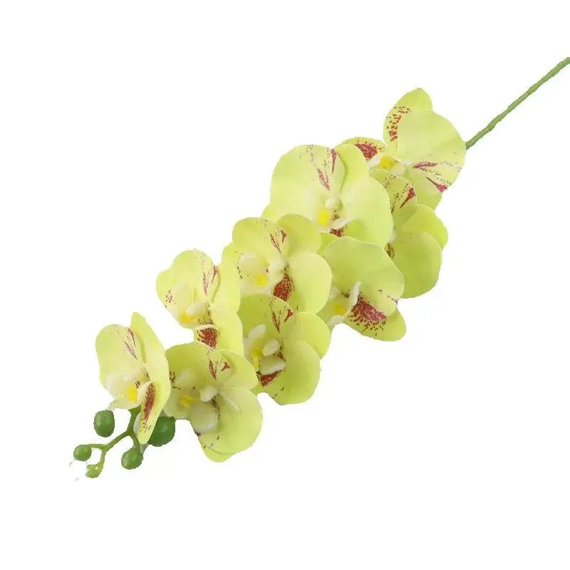 Artificial Real Touch Orchid Flowers – 9 Heads, Set of 3 Artificial Orchid Stems Axl