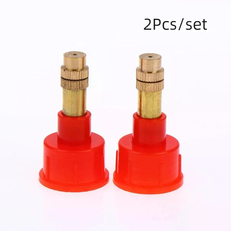 2-Pack Adjustable Brass Garden Spray Nozzles | High Pressure Garden Spray Nozzle Axl