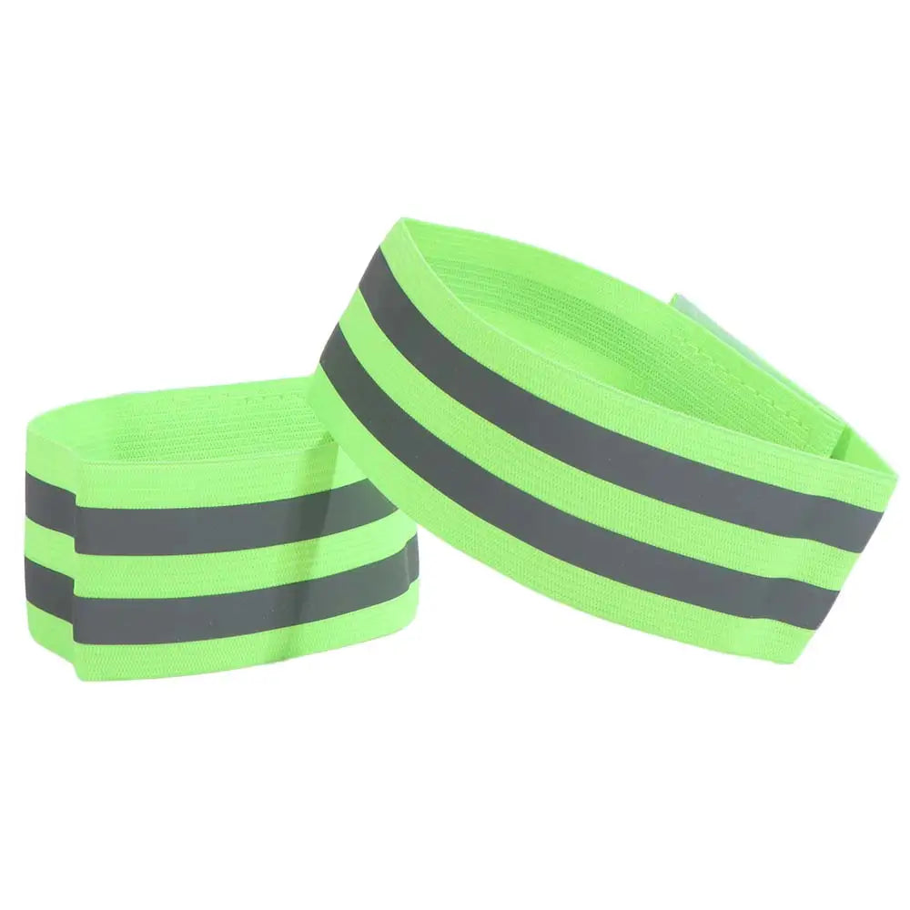 8-Pack Reflective Armbands – High Visibility Safety Straps Reflective Safety Band Axl Green
