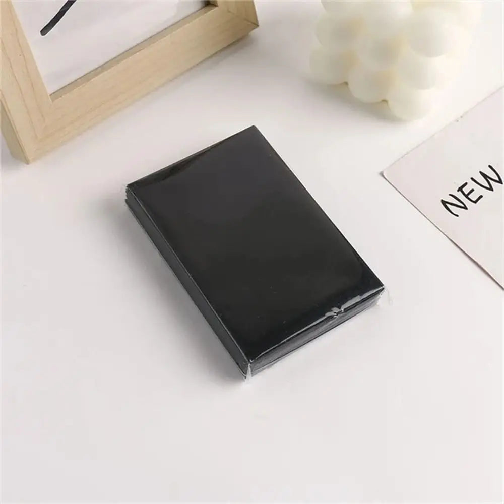 Frosted PP Kpop Photocard Sleeves – Macaron Colors 61×91mm 50pc Card Sleeves Axl Black