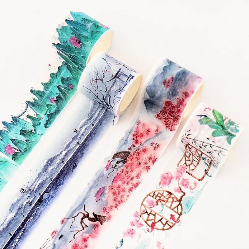 Vintage Decorative Washi Tape – DIY Scrapbooking & Journaling Decorative Washi Tape Axl