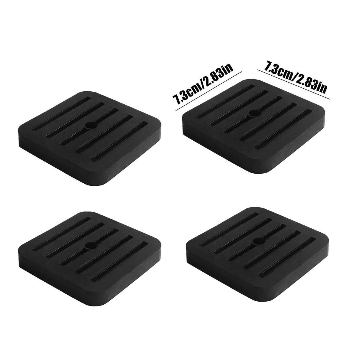 4-Pack Rubber Anti-Vibration Pads for AC & Washing Machine Anti-Vibration Pads Axl