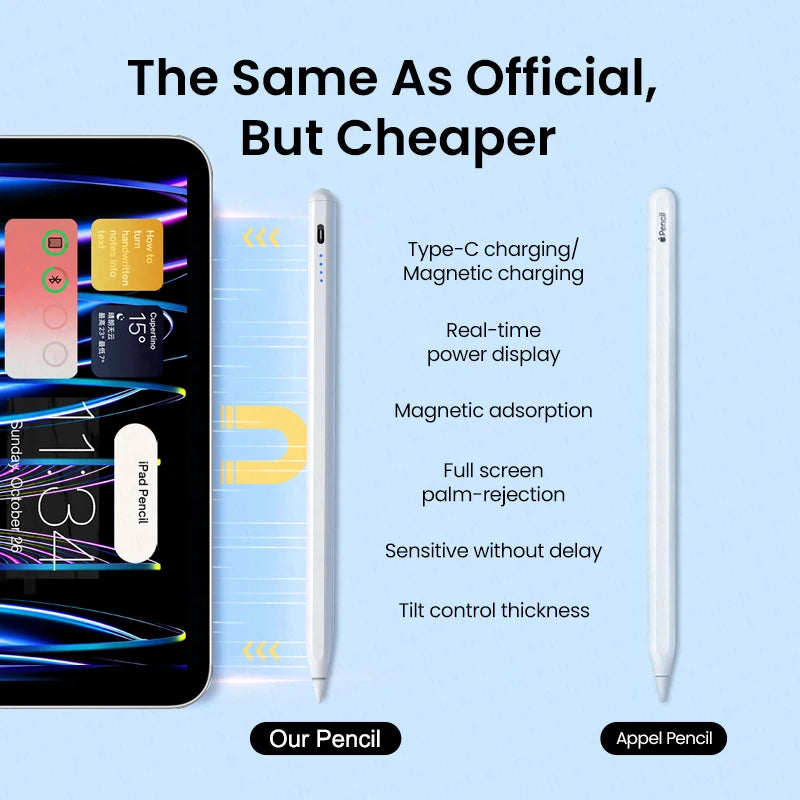 iPad Stylus Pen – Tilt, Palm Rejection & Magnetic Charging iPad Stylus Pen Axl