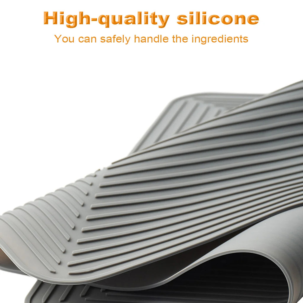 Leeseph Silicone Sink Pad – Non-Slip Heat Resistant Drying Mat Silicone Drying Mat Axl