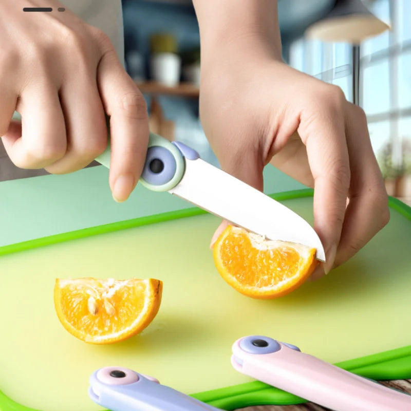 Folding Stainless Steel Fruit Knife – Mini Portable Paring Knife Folding Paring Knife Axl
