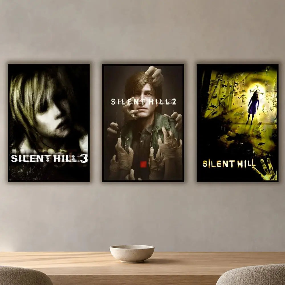 Silent Hill Poster – HD Waterproof PVC Wall Sticker Decor Wall Sticker Poster Axl