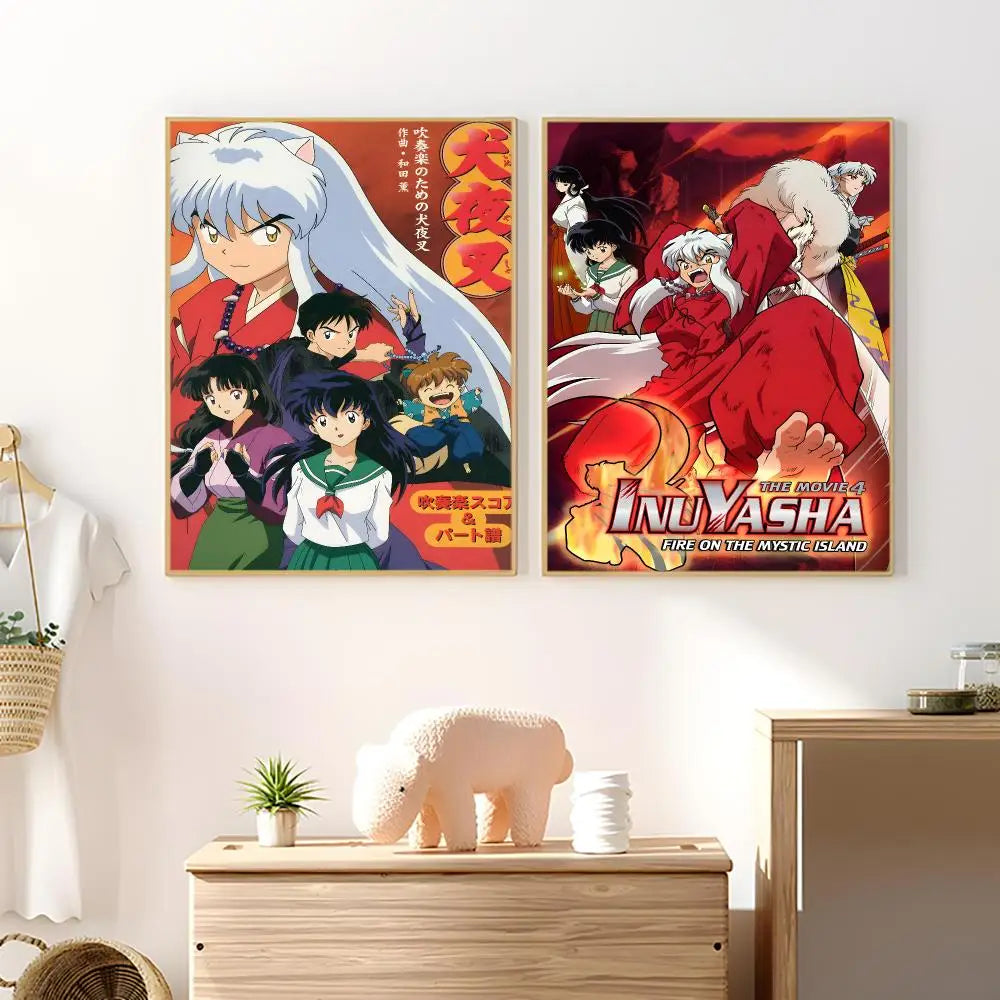 Inuyasha Waterproof PVC Poster Stickers – Anime Wall Décor Anime Wall Sticker Axl