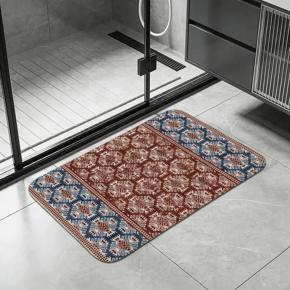 Norwegian Diatomite Bath Mat – Quick Dry, Non-Slip Floor Mat Diatomite Bath Mat Axl White6 30x45cm