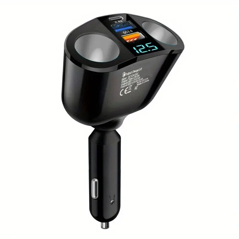 Dual USB PD 66W Fast Car Charger – Multi-Device Charging Car Charger Axl CH10QC