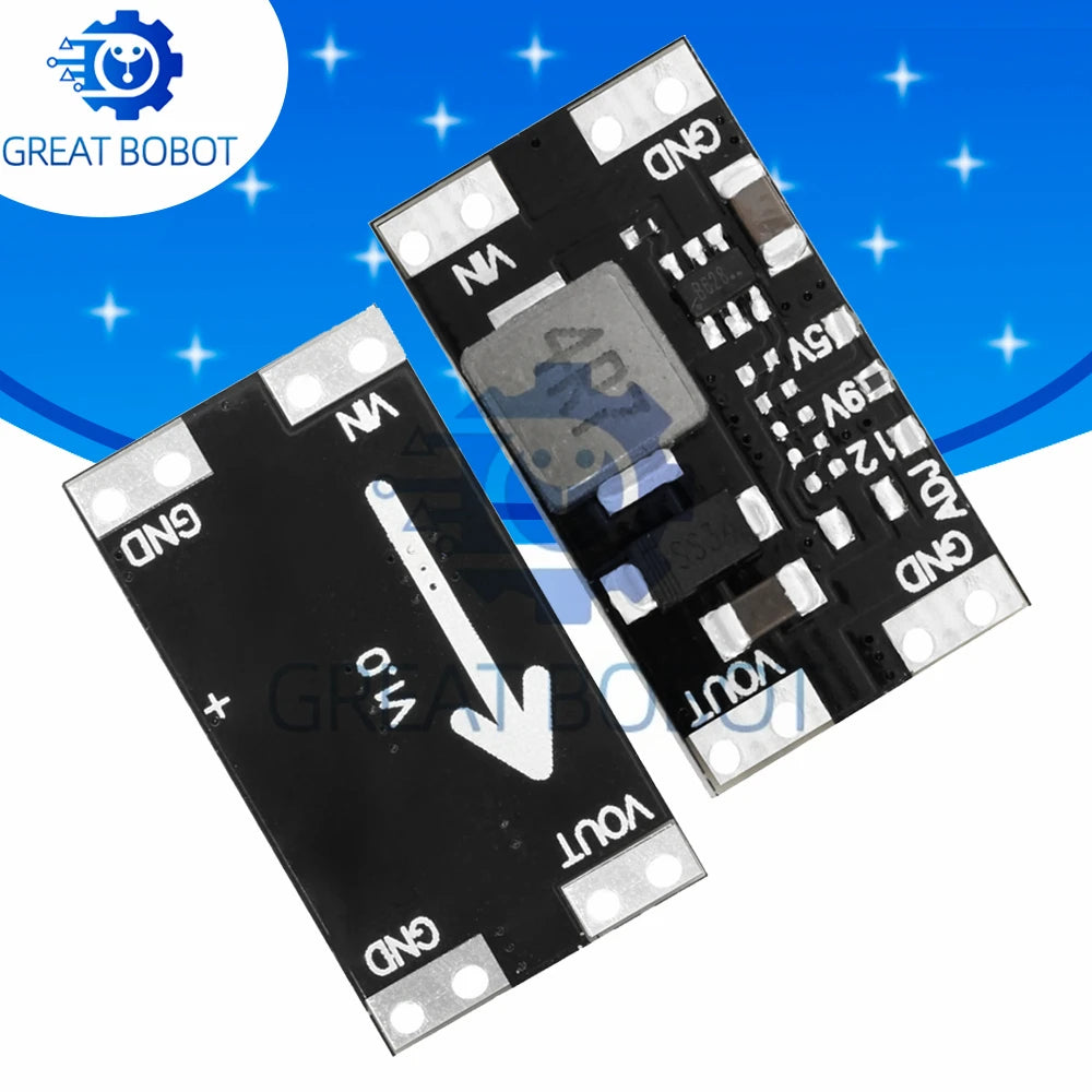 XL3608 Mini DC-DC Step-Up Boost Module 5V 9V 12V 2A Step-Up Power Module Axl