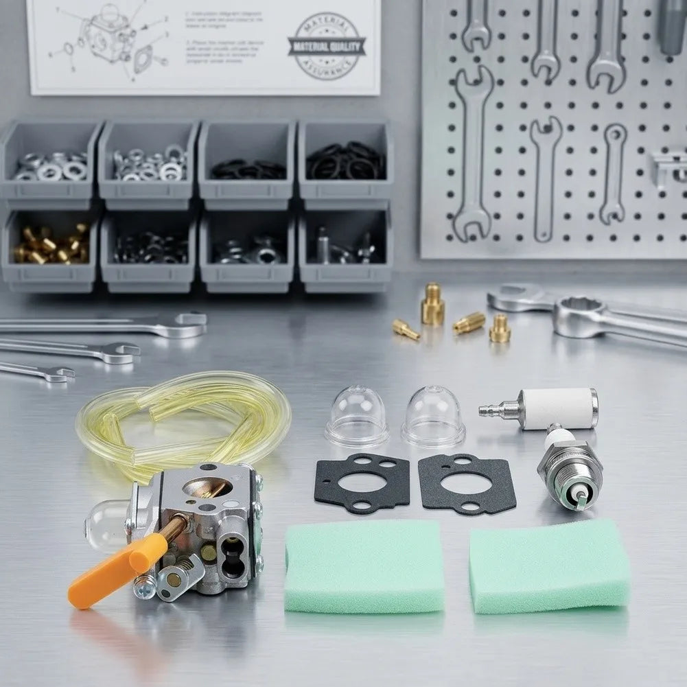 Carburetor Kit for RY26000 & RY28000 – 26cc & 30cc Trimmer Trimmer Carburetor Kit Axl