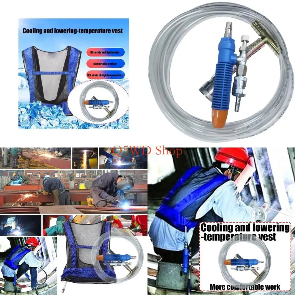 Vortex Tube Compressed Air Cooling Vest for High-Heat Jobs Cooling Vest Accessory Axl CN