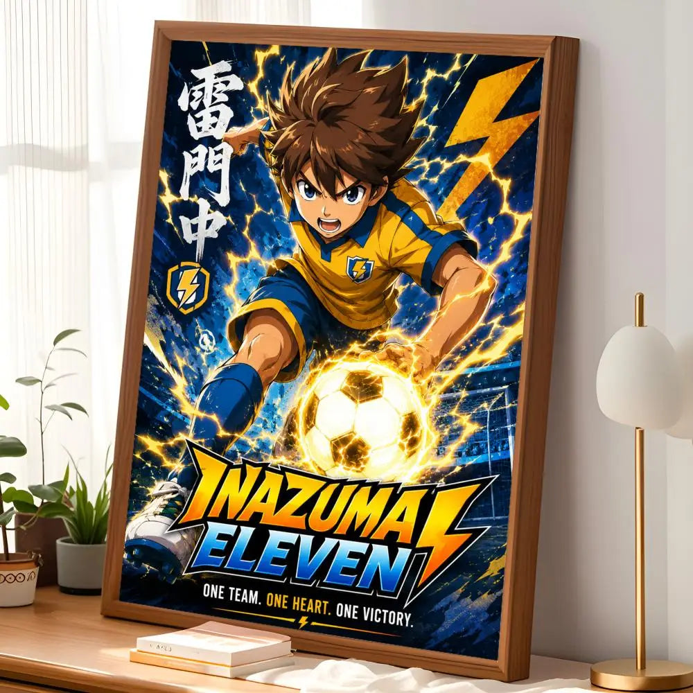 Inazuma Eleven Anime HD PVC Self-Stick Wall Poster | Waterproof Anime Wall Poster Axl