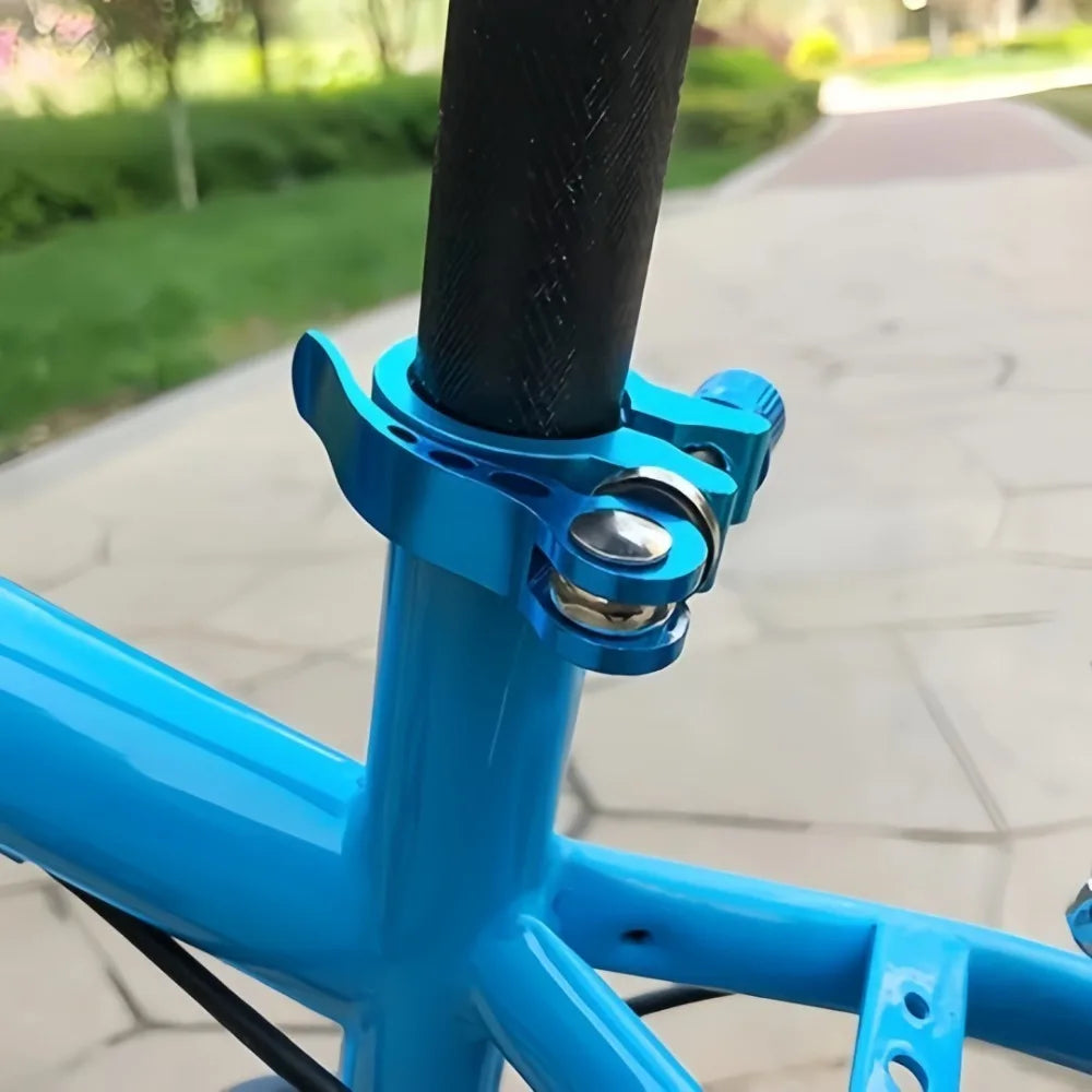 31.8mm Quick Release Bike Seatpost Clamp – Aluminum MTB Road Bike Seatpost Clamp Axl