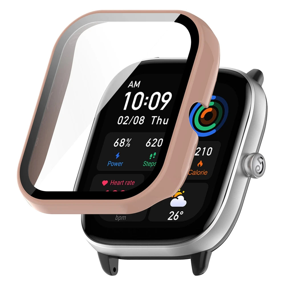 PC Case & Screen Protector for Amazfit GTS 4 Mini Watch Smartwatch Case Axl