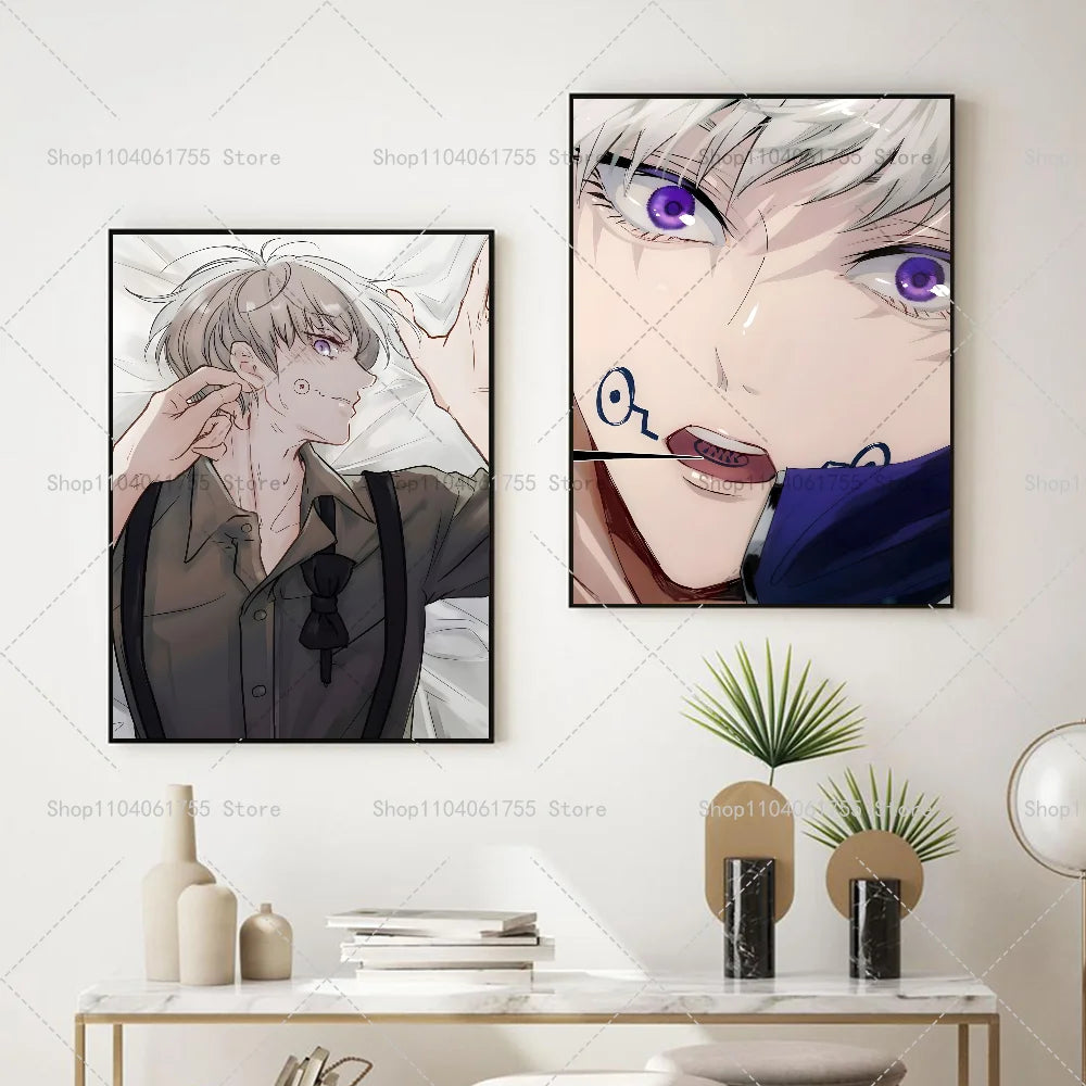 Jujutsu Kaisen Inumaki Toge Anime Wall Poster | Waterproof Sticker Anime Wall Poster Axl