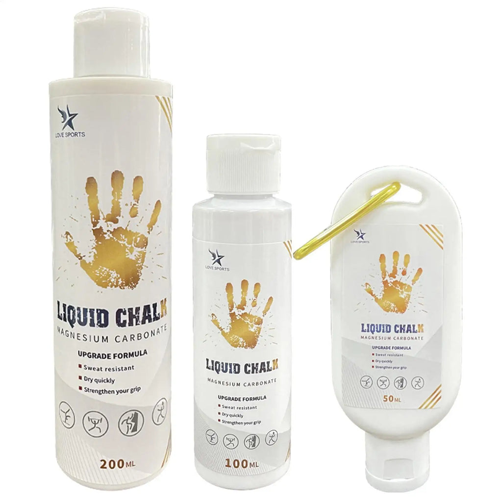 Liquid Chalk Grip 50/100/200ml – Gym, Climbing & Pole Dance Liquid Chalk Grip Axl