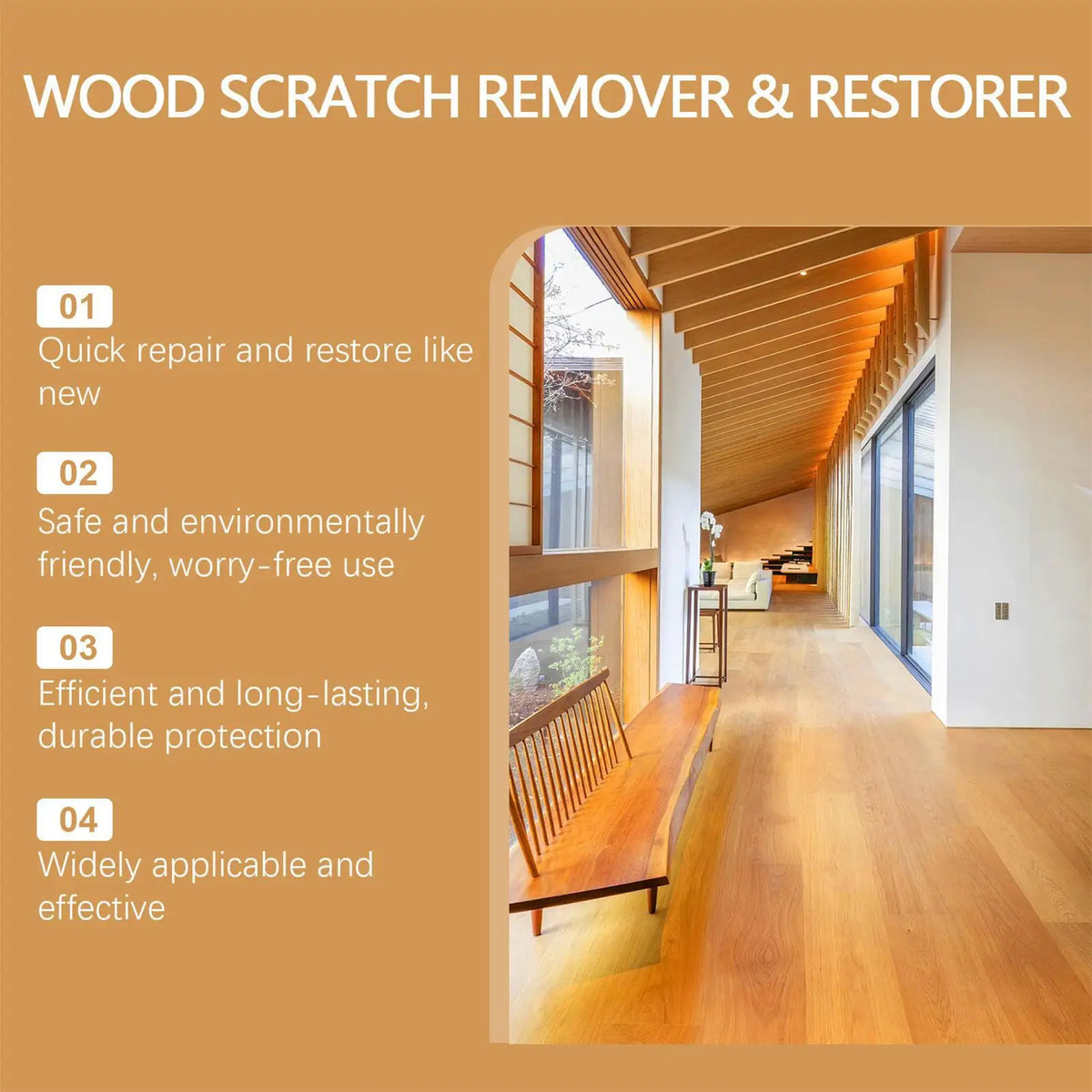 Wood Floor Scratch Repair Spray – Restore Shine 2-Pack Floor Scratch Repair Axl