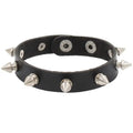 Gothic Studded Punk PU Leather Bracelet – Unisex Wristband Punk Leather Bracelet Axl A1