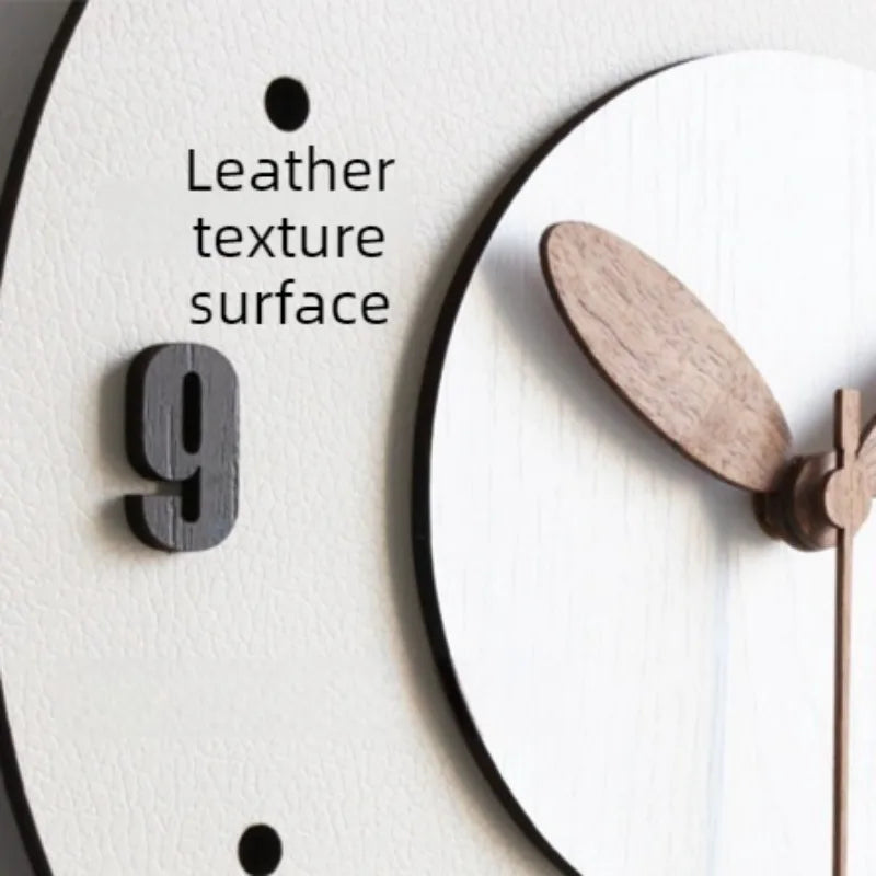 Modern Silent Wood Wall Clock – Minimalist Home Decor Wall Clock Axl