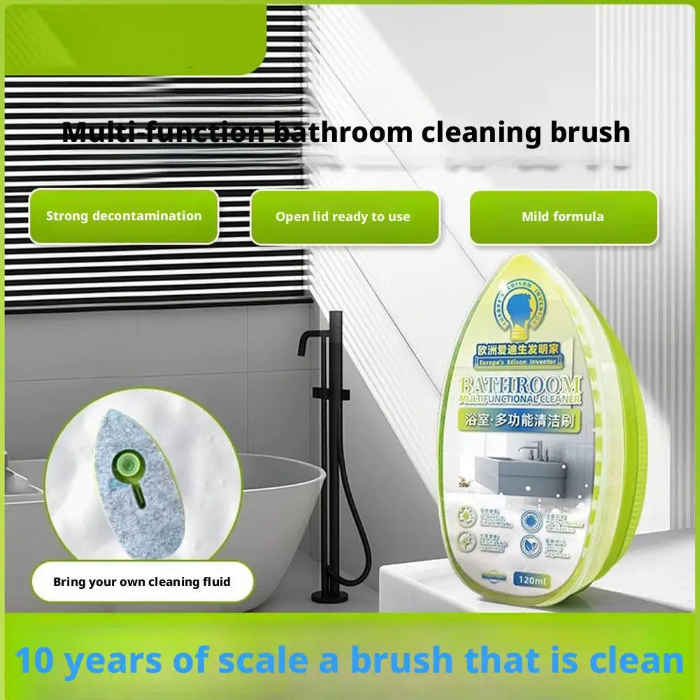 Anti-Scratch Sponge Cleaning Brush with Liquid Compartment Cleaning Sponge Brush Axl