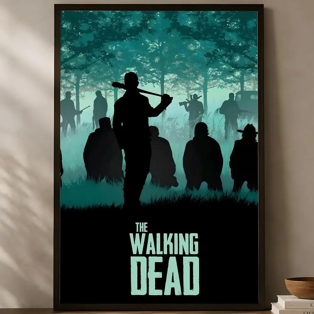 Walking Dead Self-Stick HD PVC Wall Poster – Waterproof Decor