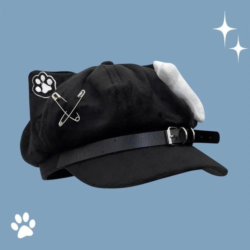 Cat Ears Beret – Japanese Anime Kawaii Women's Cap Fashion Beret Hat Axl