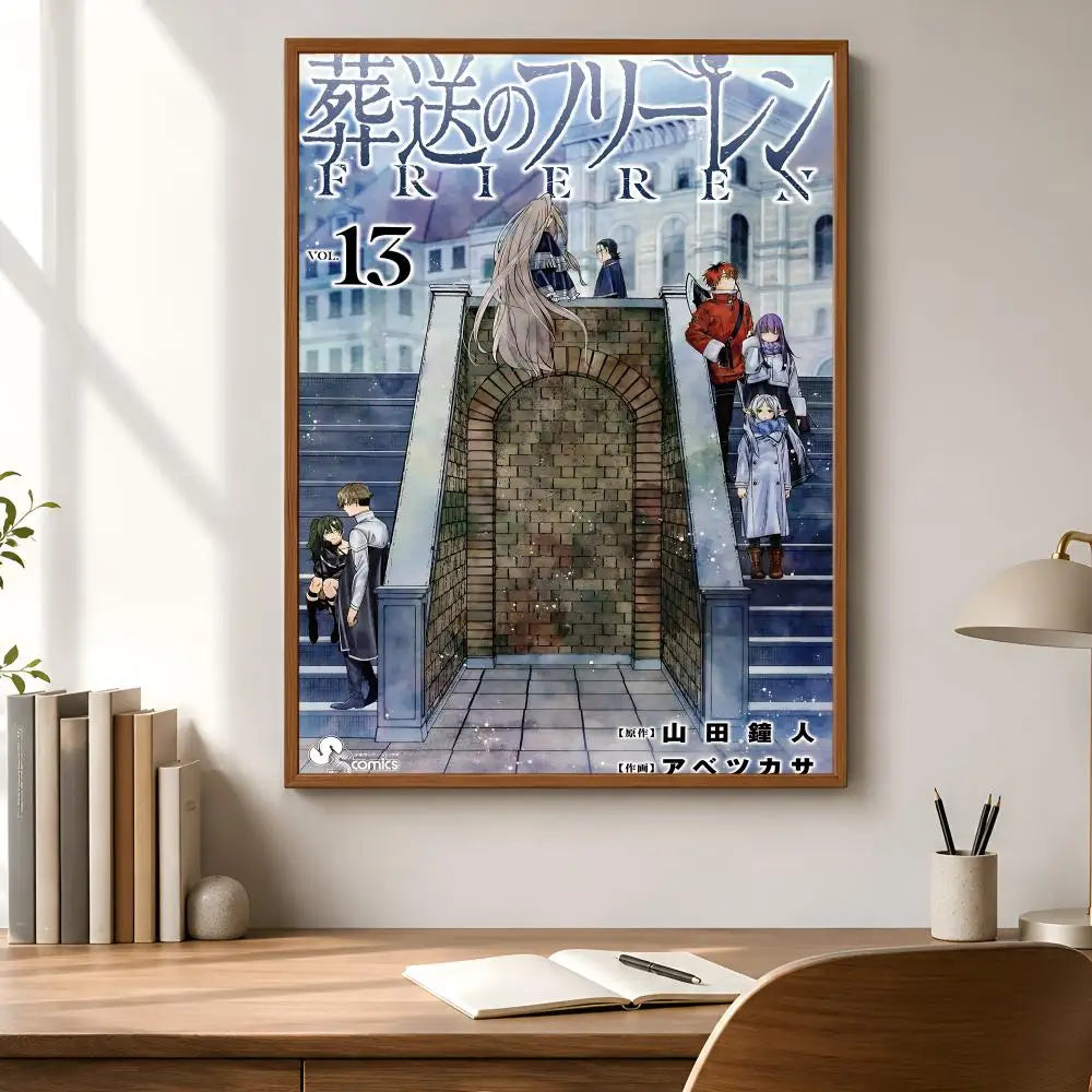 Sousou no Frieren Anime Wall Poster – Waterproof Self-Adhesive Anime Wall Poster Axl