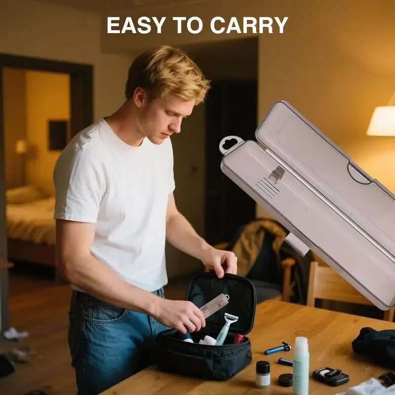 Travel Toothbrush Case – Transparent Portable Storage Box Toothbrush Travel Case Axl